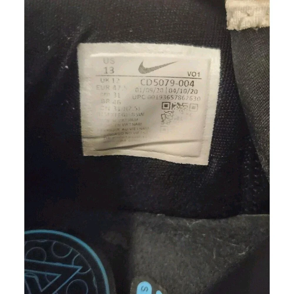 Men's Size 13- Nike PG 4 Heather Black Basketball Shoes, Paul George, Sneakers